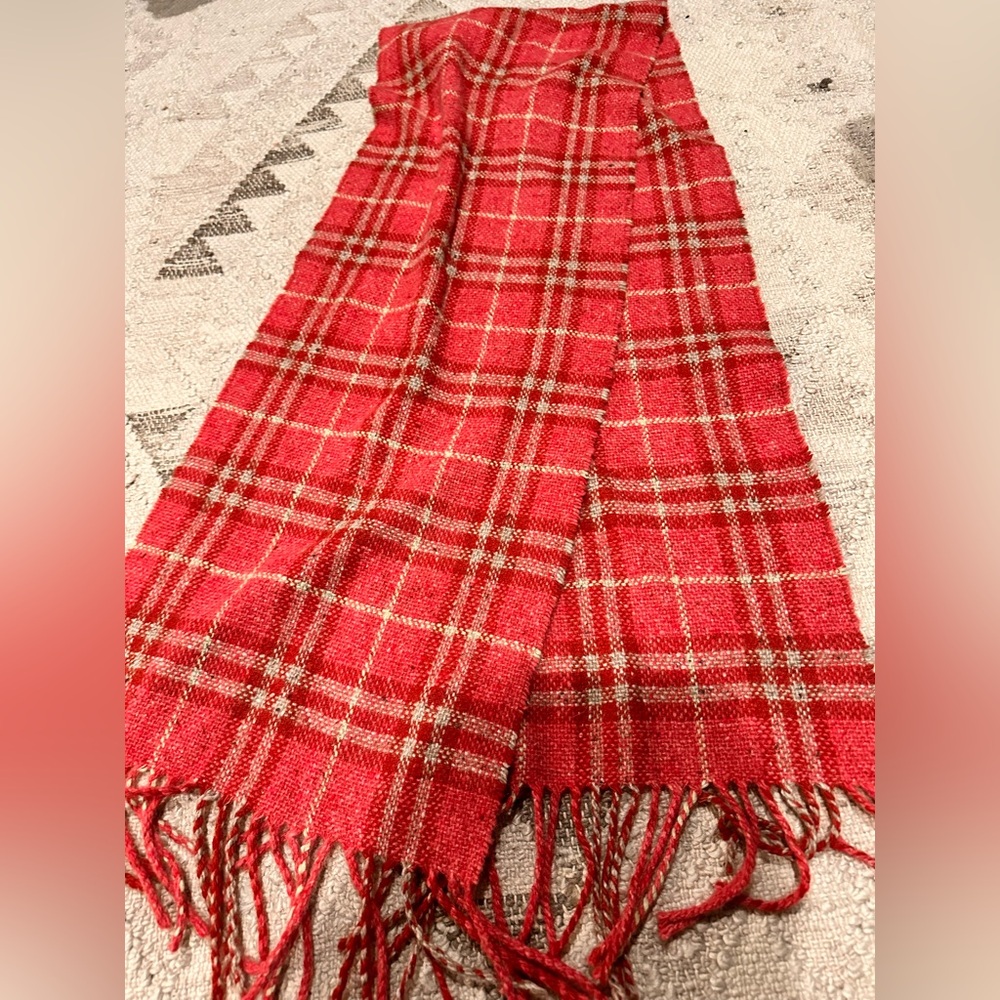 Burberry wool blend scarf